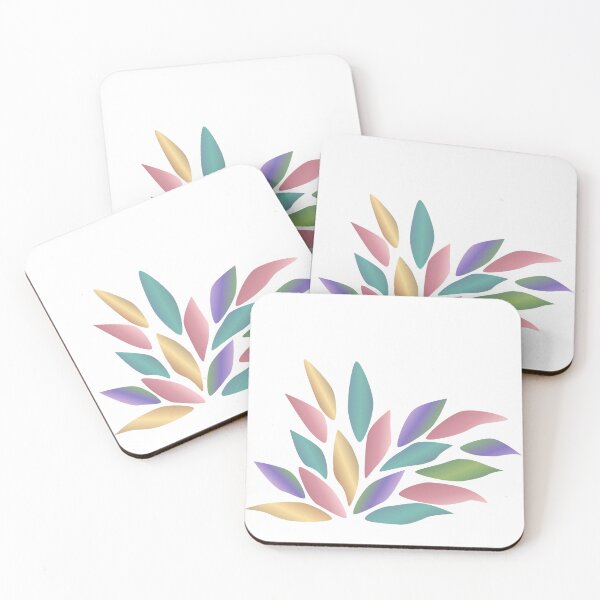 Item preview, Colorful fan shaped leaves designed and sold by ikshvaku.
