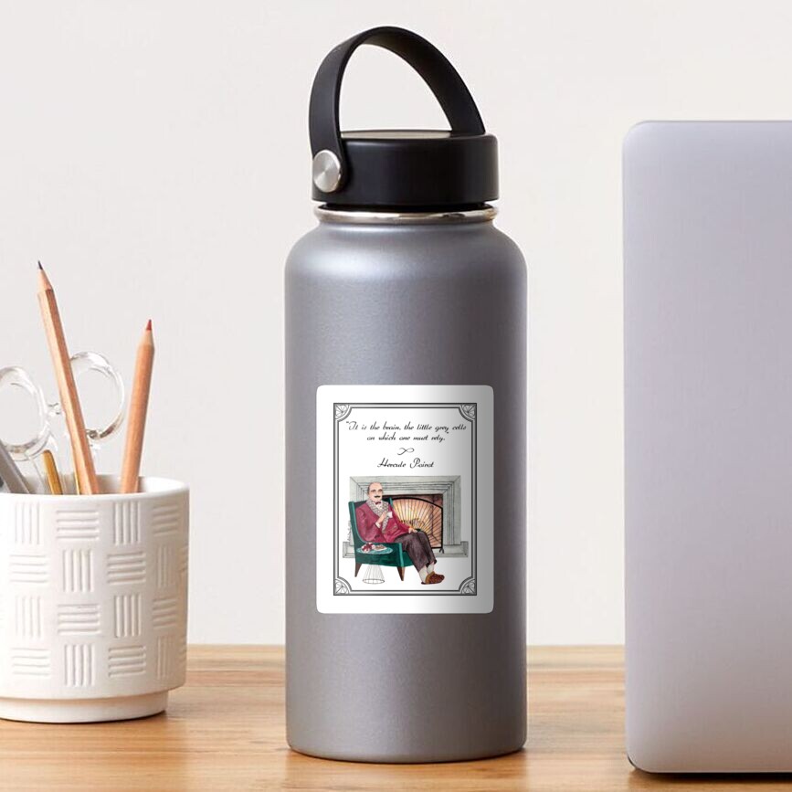 "The Chocolate Box, Agatha Christie's Hercule Poirot" Sticker for Sale