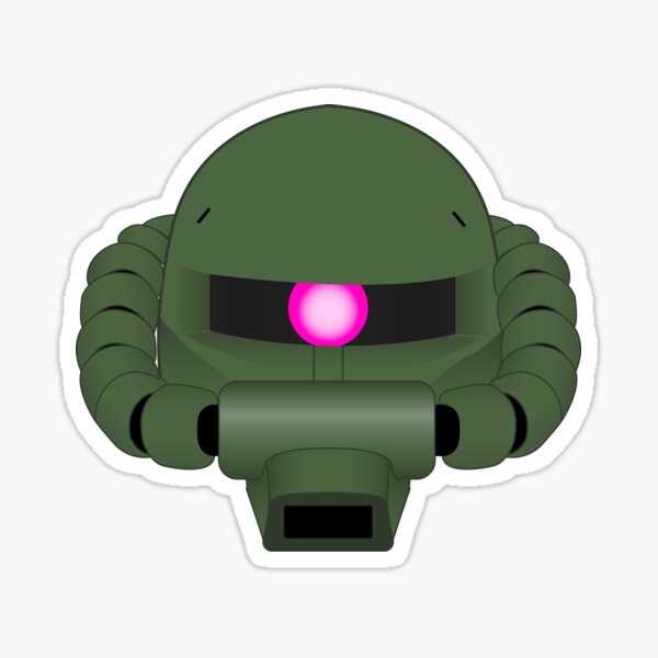 Item preview, ms-04 zaku II Gundam Mobile Suit designed and sold by innergeekdesign.