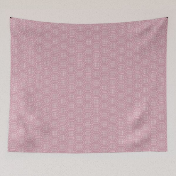 Item preview, Pink Honeycomb Geometric Pattern designed and sold by OnullaDesign.