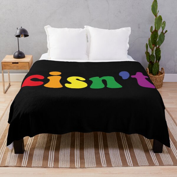 Item preview, Cisn't LGBTQ+ Pride Rainbow Flag Cisgender Pun designed and sold by Queer Pride Shop.