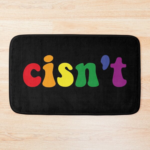 Item preview, Cisn't LGBTQ+ Pride Rainbow Flag Cisgender Pun designed and sold by Queer Pride Shop.