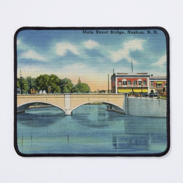 Item preview, Vintage Main Street Bridge Nashua NH designed and sold by aapshop.