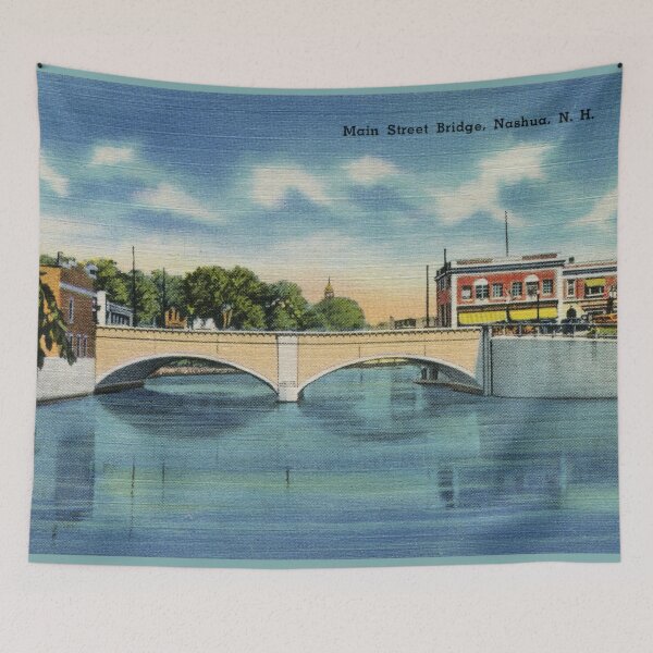 Item preview, Vintage Main Street Bridge Nashua NH designed and sold by aapshop.