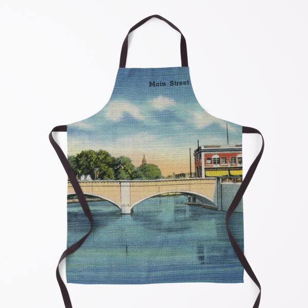 Item preview, Vintage Main Street Bridge Nashua NH designed and sold by aapshop.