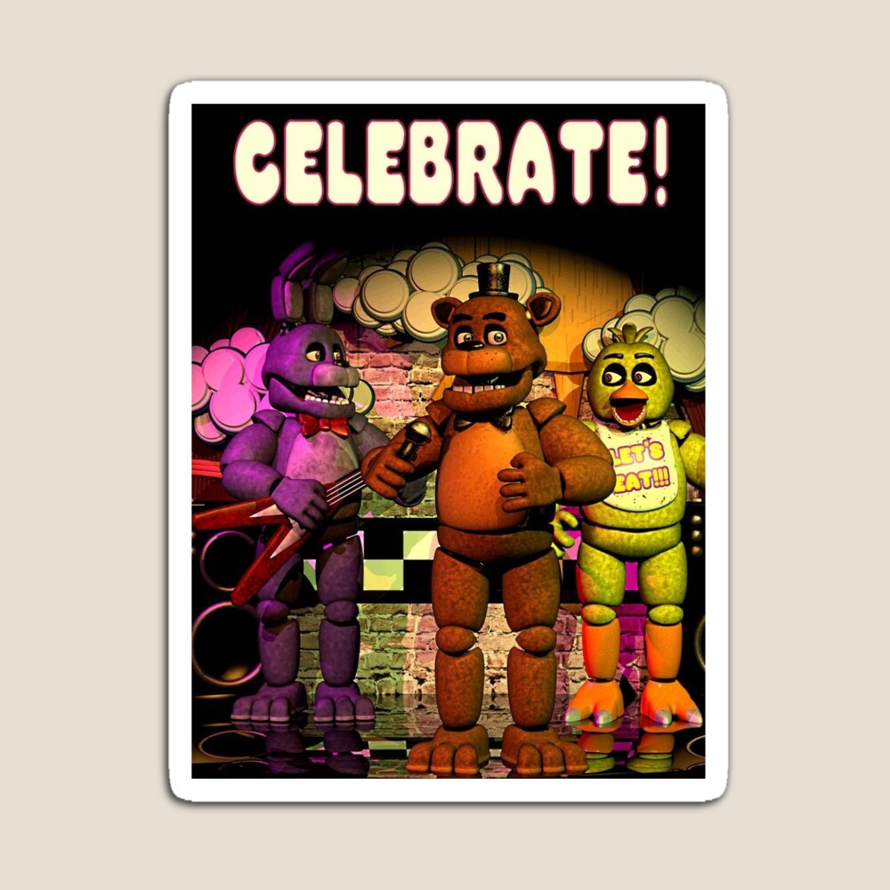 Happiest Day FNAF 3 Minigames Sticker for Sale by EdgeL0rd101