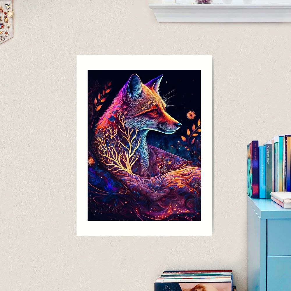 Spirit Animal Fox Art Print for Sale by Planetporridge