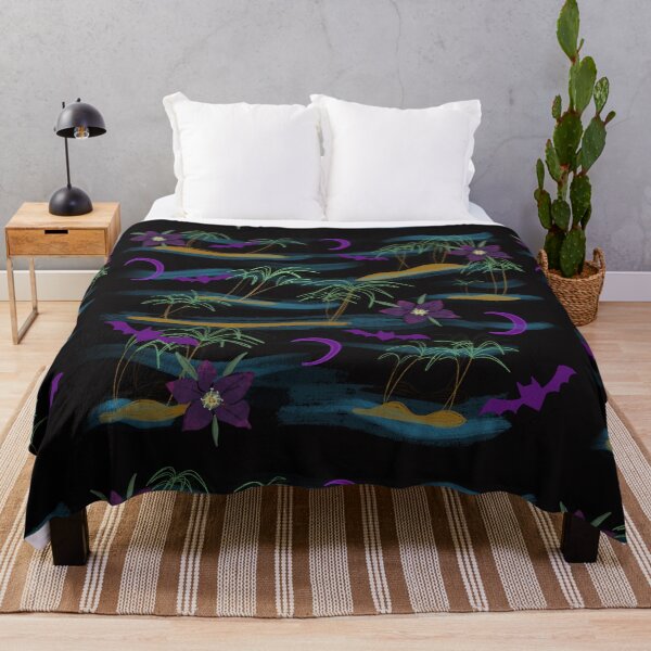 Item preview, Tropical Hellebore with Bats designed and sold by annaalicia.