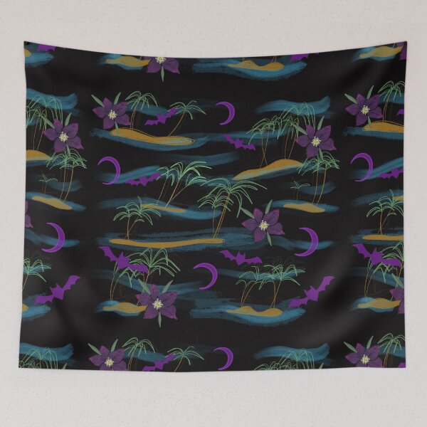 Item preview, Tropical Hellebore with Bats designed and sold by annaalicia.
