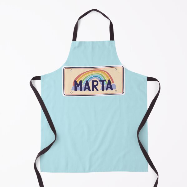 Item preview, Marta Name Rainbow Label Plate designed and sold by MrEddie10.