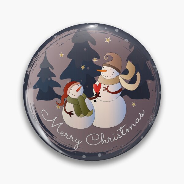 Item preview, Cute Snowmen Merry Christmas designed and sold by rebekahandco.