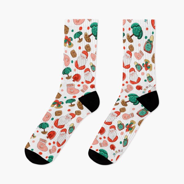 Item preview, santa themed pattern designed and sold by Nivisart-design.