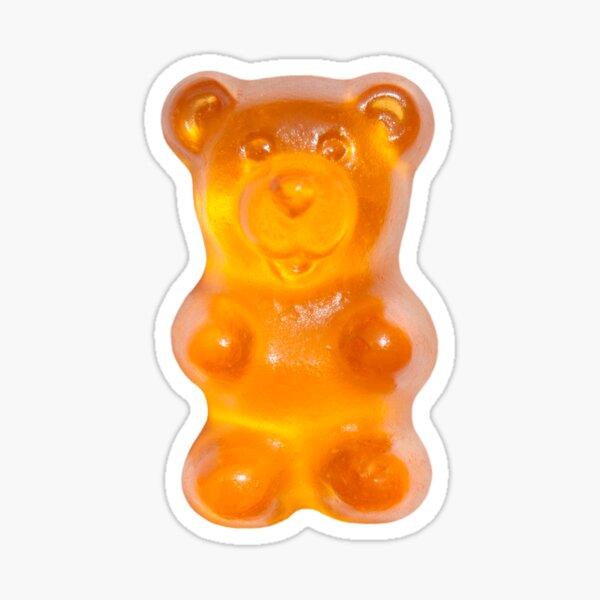 Item preview, gummy bear (orange) designed and sold by mystudiocreate.