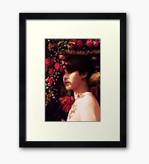 "When you called me, I became your flower." Framed Print