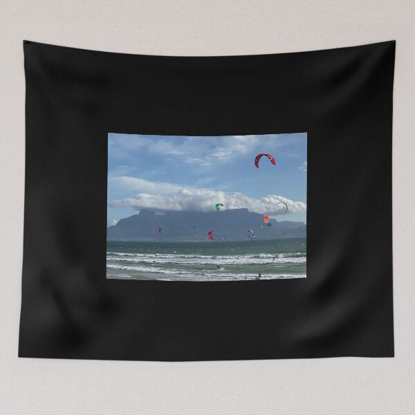 Item preview, Table mountain photo, Cape Town, Kitesurfing  designed and sold by DebbieJoyArt.