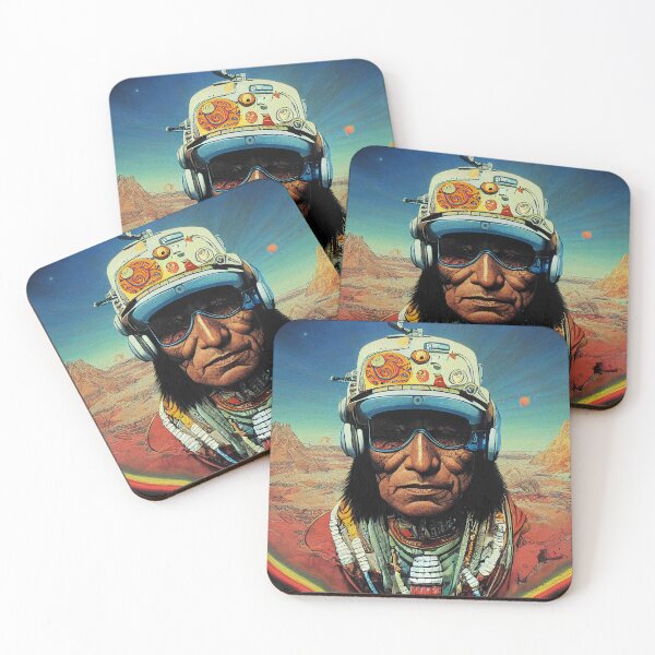 Item preview, Astronaut Native American Nr. 6 designed and sold by thesupremewiz.