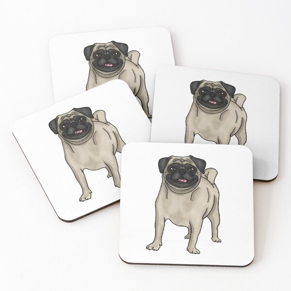 Item preview, Pug designed and sold by honeybeepaper.