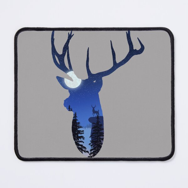 Item preview, Deer Mountain at Night designed and sold by abbie-kae.