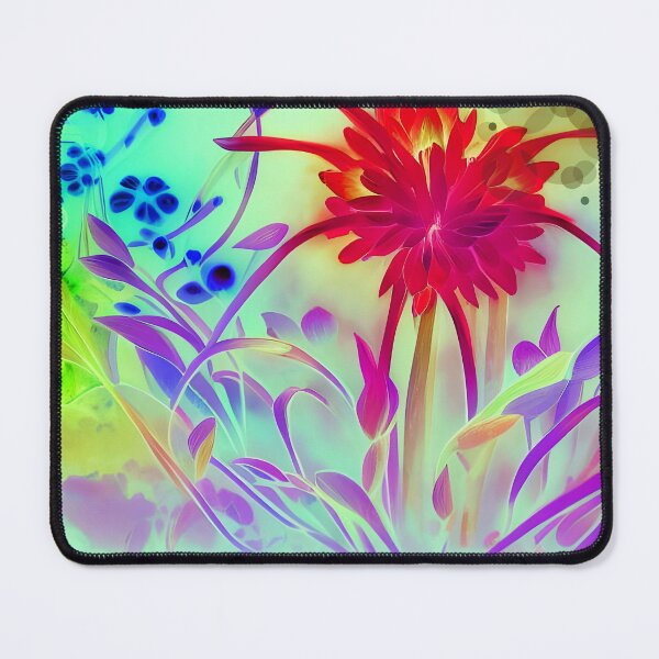 Item preview, Neon flowers in chinese style designed and sold by Lamirabelle.
