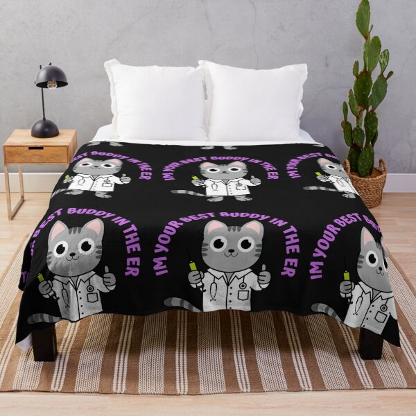 Item preview, Cat Nurse-Cat doctor sticker-Youre best buddy in the ER designed and sold by medoutfits.
