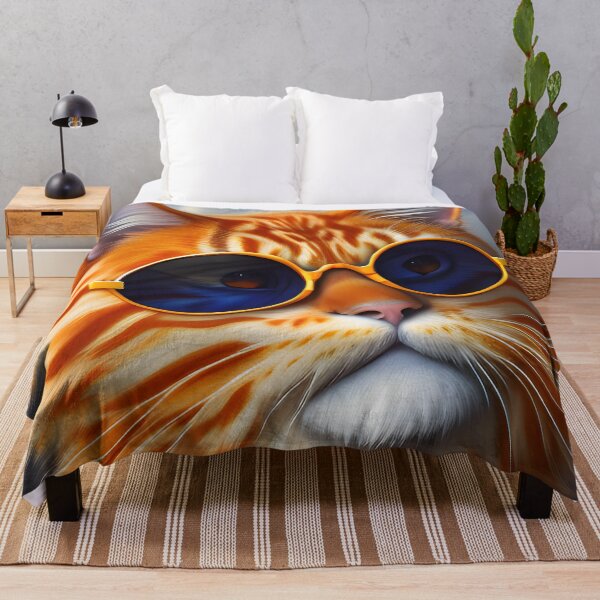 Item preview, Gato atigrado naranja - Arte digital moderno designed and sold by Ai-michiart.