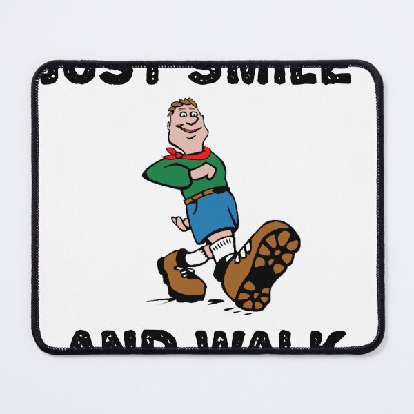 Item preview, Just Smile  smile and Walk quote designed and sold by Kakgam.