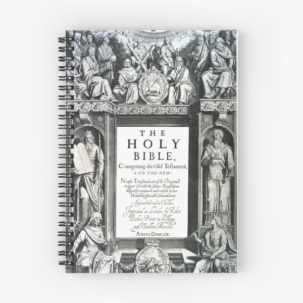 Item preview, The Holy Bible - King James' Bible 1611 on Dark Gray designed and sold by RazorsandVines.