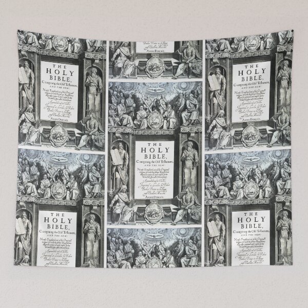 Item preview, The Holy Bible - King James' Bible 1611 on Dark Gray designed and sold by RazorsandVines.