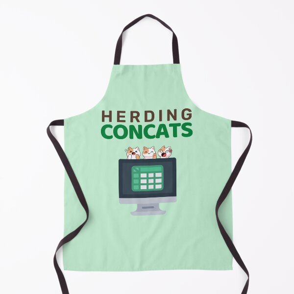 Item preview, Herding Concats Excel Joke Design designed and sold by shminoa.