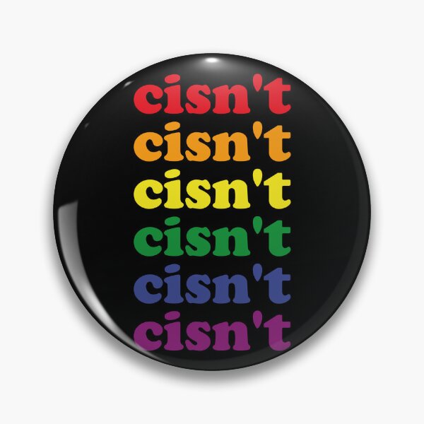 Artikelvorschau, Cisn't LGBTQ+ Pride Rainbow Flag Cisgender Wortspiel entworfen und verkauft von Queer Pride Shop.