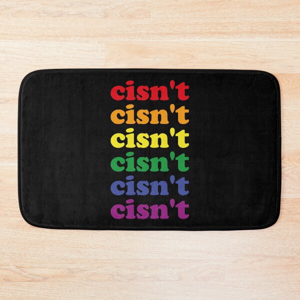 Item preview, Cisn't LGBTQ+ Pride Rainbow Flag Cisgender Pun designed and sold by Queer Pride Shop.