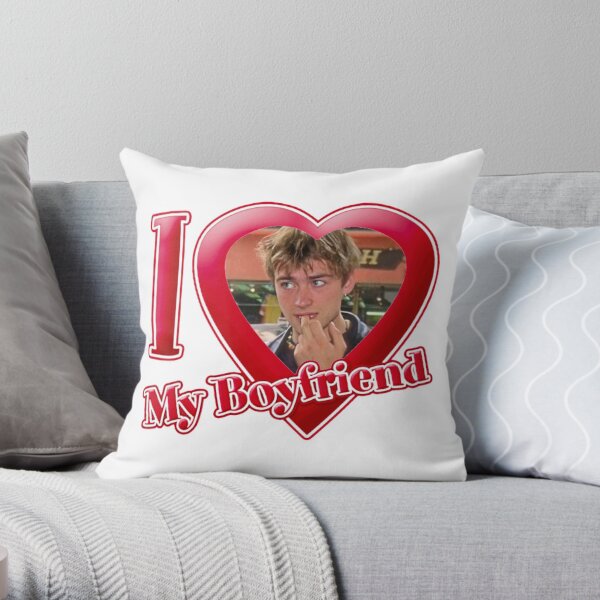 i love my boyfriend damon albarn Throw Pillow