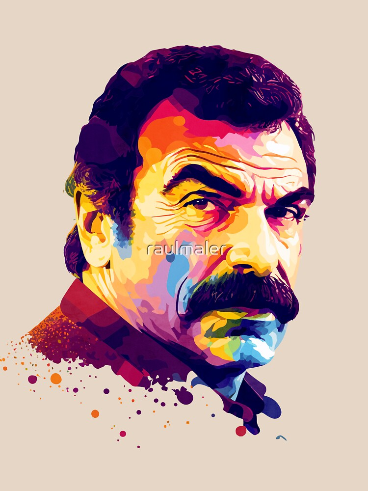 Discover Tom Selleck Pop Art Style Classic T-Shirt
