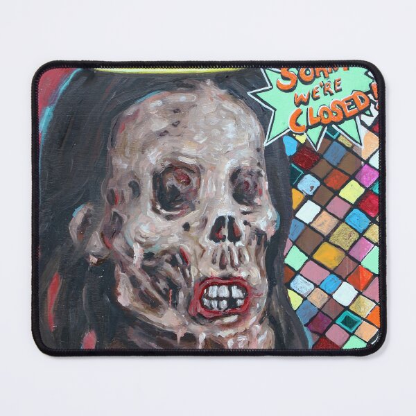 Item preview, Sorry We're Closed | Weird Face Pop Art | Notice Me | Original Painting by Tyler Tilley designed and sold by Tyler Tilley.
