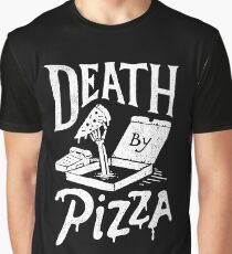 Tod durch Pizza Grafik T-Shirt