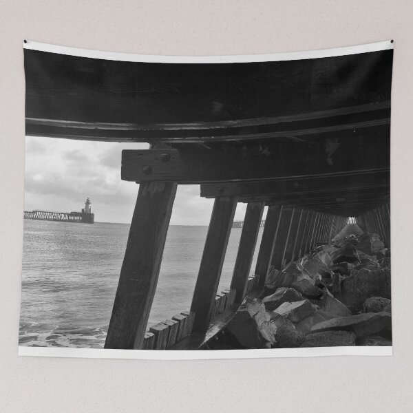 Item preview, Under the Old Wooden Pier - Monochrome designed and sold by Violaman.