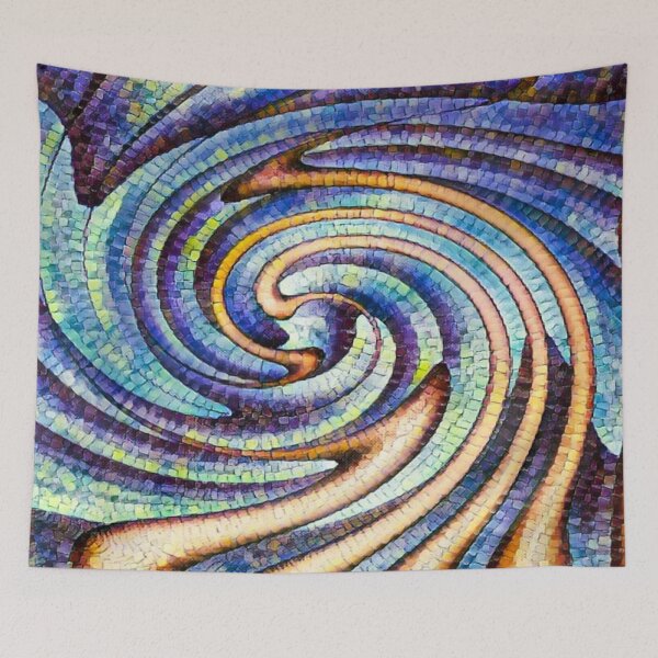 Item preview, Time Warp Tiles designed and sold by lindosilks.