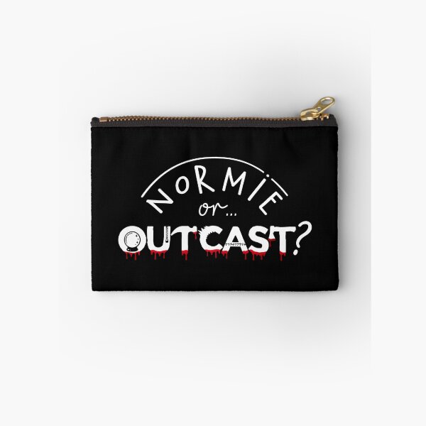 Item preview, WEDNESDAY ADDAMS NETFLIX - NORMIE or OUTCAST ? white designed and sold by KoolDsigns-FLIX.