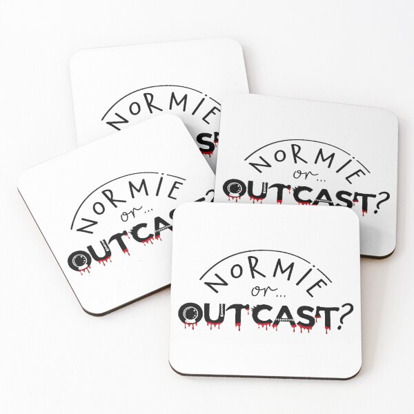 Item preview, WEDNESDAY ADDAMS NETFLIX - NORMIE or OUTCAST ? black designed and sold by KoolDsigns-FLIX.
