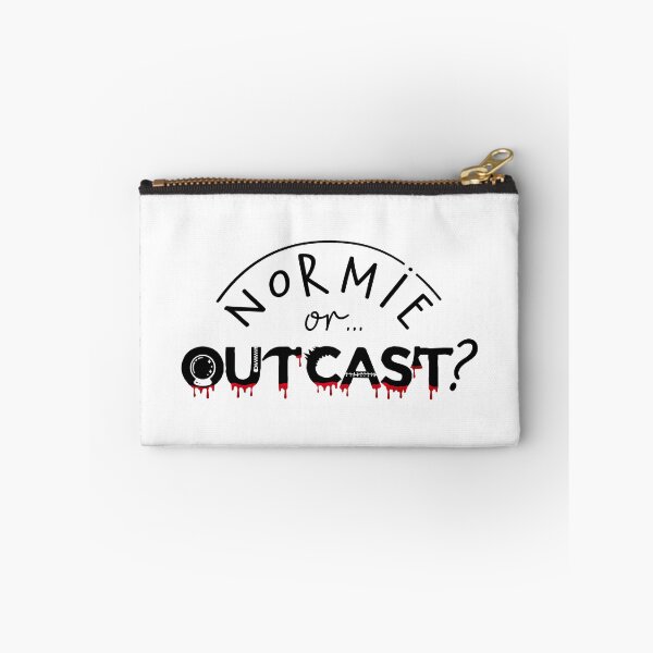 Item preview, WEDNESDAY ADDAMS NETFLIX - NORMIE or OUTCAST ? black designed and sold by KoolDsigns-FLIX.
