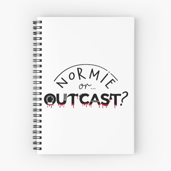 Item preview, WEDNESDAY ADDAMS NETFLIX - NORMIE or OUTCAST ? black designed and sold by KoolDsigns-FLIX.