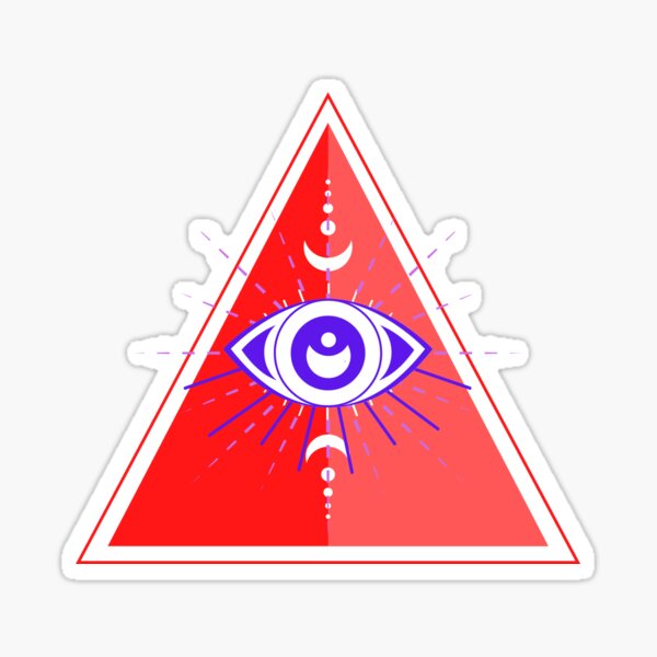 Blackwork Mystic Eye Tattoo Eye of Providence Magic Witchcraft Symbol  Evil Eye Amulet Geometric Ornament Esoteric Sign Stock Vector   Illustration of isolated emblem 210040241