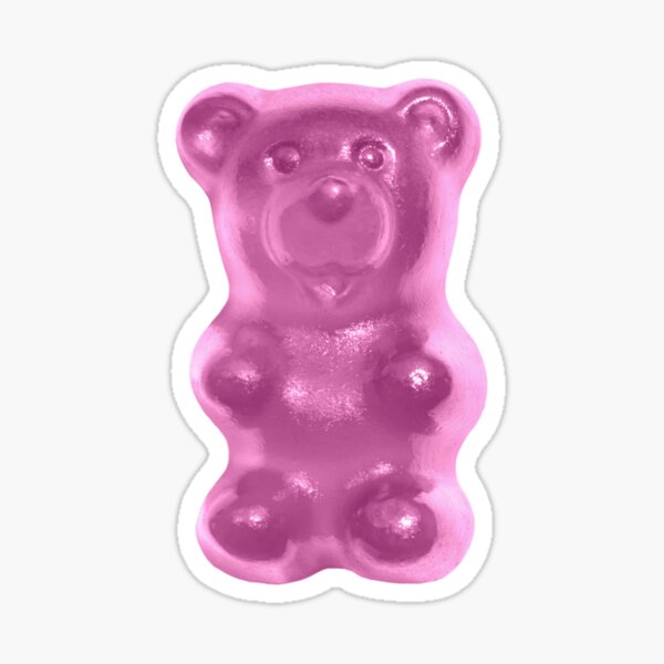 Item preview, gummy bear (pink) designed and sold by mystudiocreate.