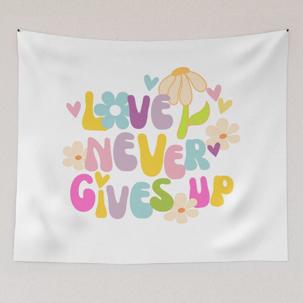 Item preview, Love Never Gives Up designed and sold by JCL Design Studio.