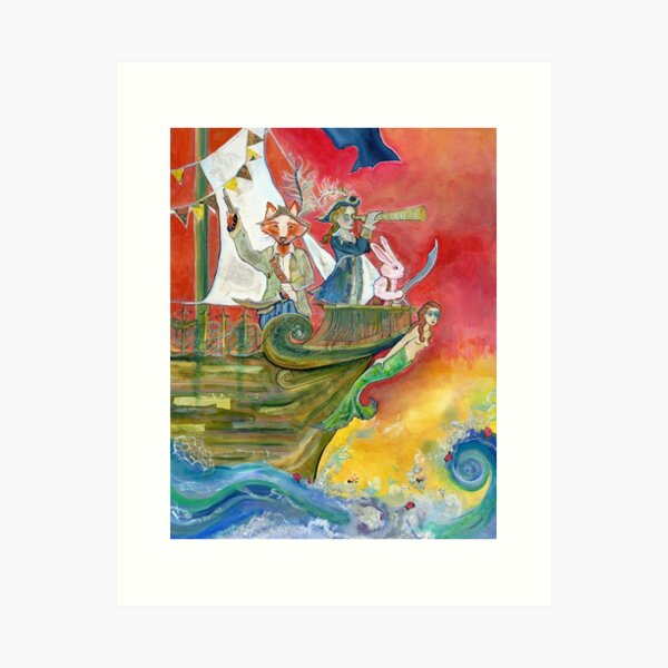 Pirate Ship Art Print