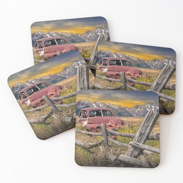Item preview, Rusted Vintage Automobile Out West designed and sold by Randall Nyhof.