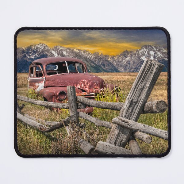 Item preview, Rusted Vintage Automobile Out West designed and sold by Randall Nyhof.