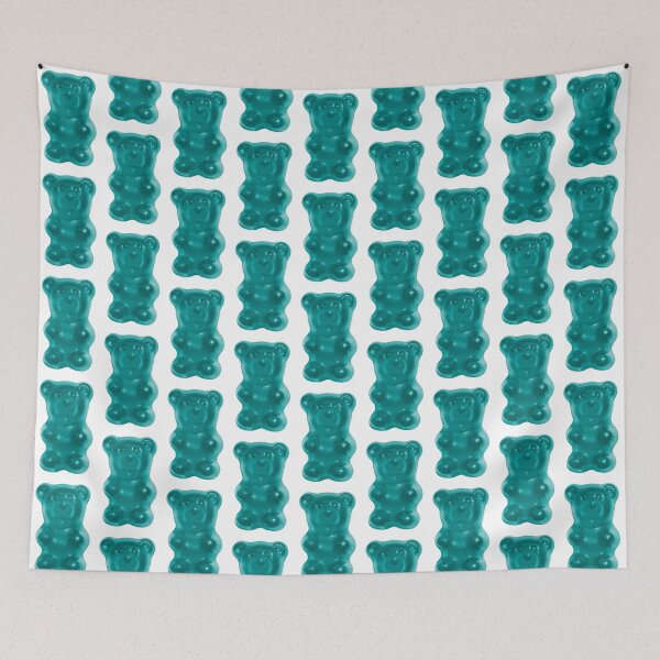Item preview, gummy bear (teal) designed and sold by mystudiocreate.