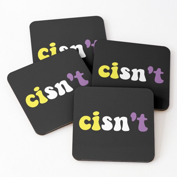 Aperçu de l'œuvre Cisn't Nonbinary Pride Drapeau non binaire Enby NB créée et vendue par Queer Pride Shop.