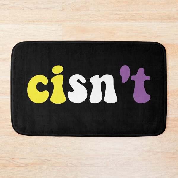 Item preview, Cisn't Nonbinary Pride Non Binary Flag Enby NB designed and sold by Queer Pride Shop.